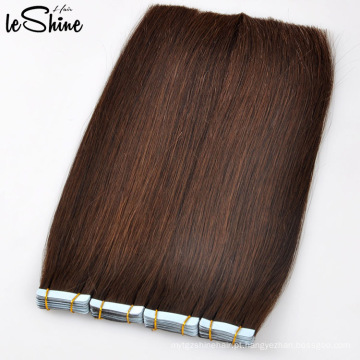 A melhor fita de venda do cabelo do cabelo 100% do cabelo da fita de Remy na cor 100g / 40pieces cinzenta das extensões do cabelo humano